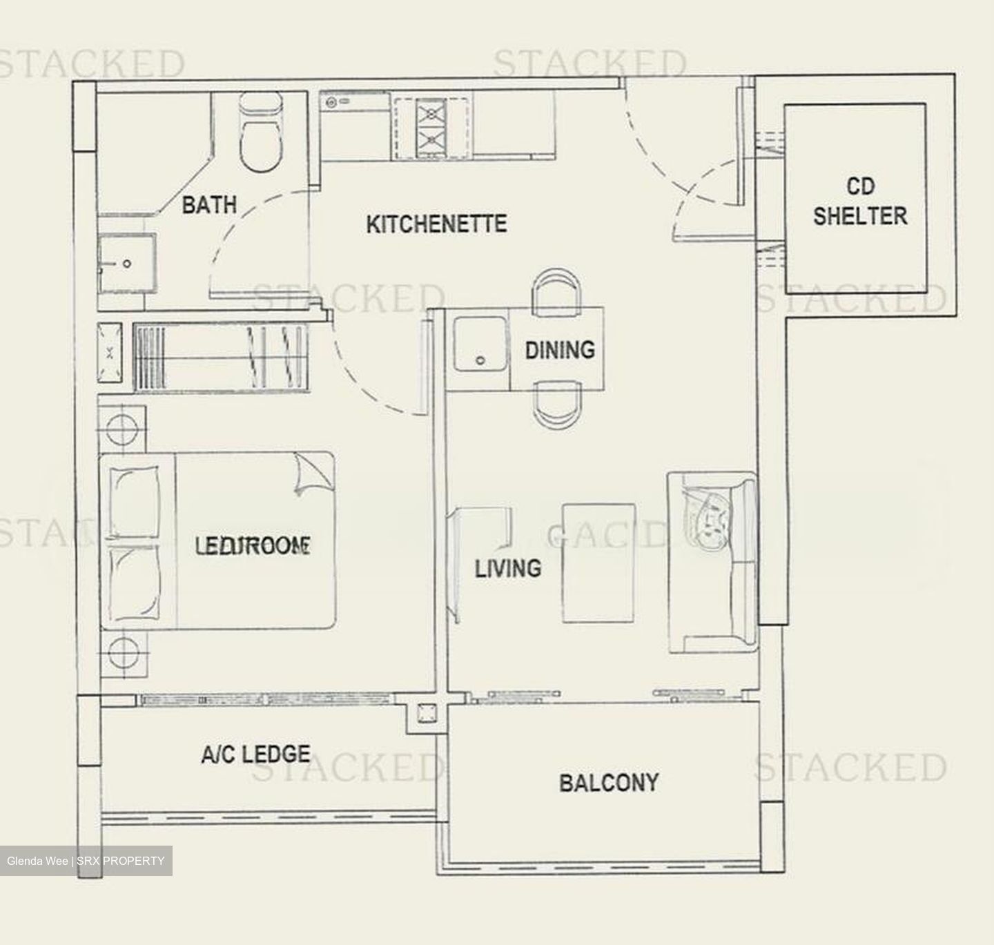 Palmera East (D14), Apartment #519058591